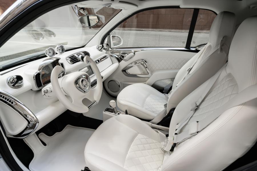 Интерьер Smart ForTwo Electric Drive by Jeremy Scott 2012 года  (фото 8 из 44)